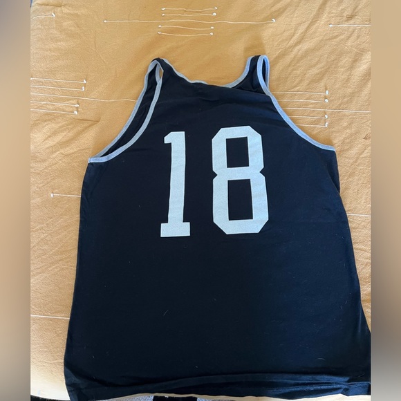 Phi Sigma Sigma Black Bid Day Tank Top Size Medium - Picture 2 of 2